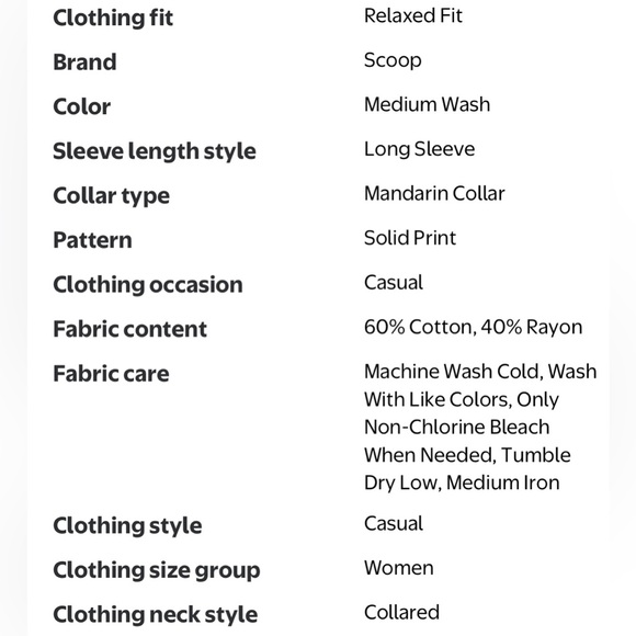 NWT Women's Cropped button down long sleeve Denim Jacket - Picture 7 of 9